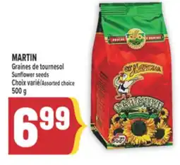 Marché Adonis MARTIN Graines de tournesol | Sunflower seeds offer