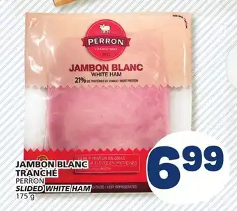 Marché Bonichoix PERRON SLIDED WHITE HAM offer