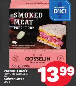 Marché Bonichoix FUMOIRS GOSSELIN SMOKED MEAT offer