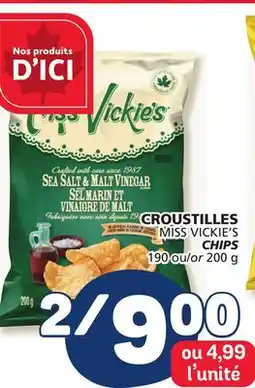 Marché Bonichoix MISS VICKIE'S CHIPS offer