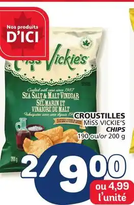 Marché Bonichoix MISS VICKIE'S CHIPS offer