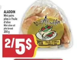 Marché Adonis ALADDIN MINI PAINS PITAS À L'HUILE D'OLIVE | MINI OLIVE OIL PITA BREAD offer