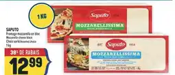 Marché Adonis SAPUTO FROMAGE MOZZARELLA EN BLOC | MOZZARELLA CHEESE BLOCK offer