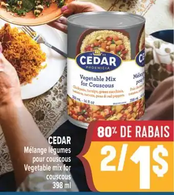 Marché Adonis CEDAR MÉLANGE LÉGUMES POUR COUSCOUS offer