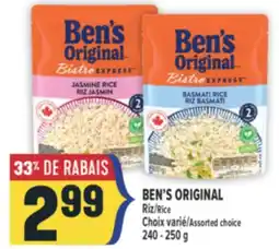 Marché Adonis BEN'S ORIGINAL Riz | Rice offer