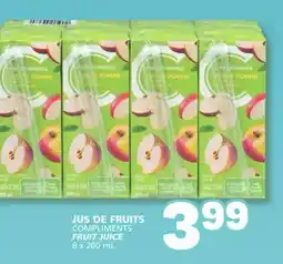 Marché Bonichoix COMPLIMENTS FRUIT JUICE offer