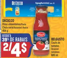 Marché Adonis DECECCO Pâtes alimentaires | Pasta offer