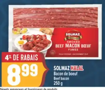 Marché Adonis SOLMAZ HALAL BACON DE BOEUF | BEEF BACON offer