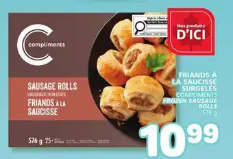 Marché Bonichoix COMPLIMENTS FROZEN SAUSAGE ROLLS offer