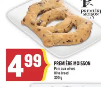 Marché Adonis PREMIÈRE MOISSON PAIN AUX OLIVES/ OLIVE BREAD offer