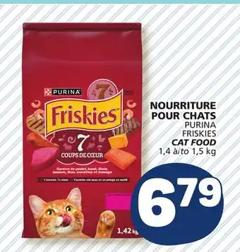 Marché Bonichoix POUR CHATS PURINA FRISKIES CAT FOOD offer