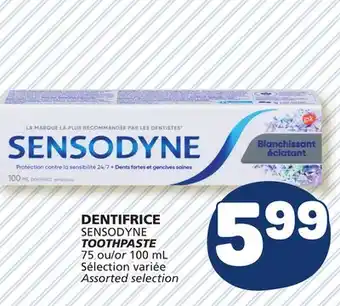 Marché Bonichoix SENSODYNE TOOTHPASTE offer