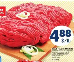 Marché Bonichoix Fresh and frozen parts LEAN GROUND BEEF offer