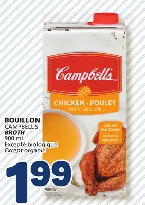 Marché Bonichoix CAMPBELL'S BROTH offer