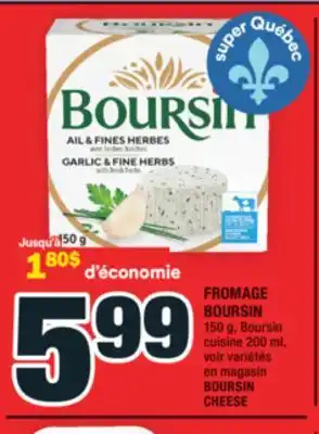 Super C FROMAGE BOURSIN | BOURSIN CHEESE offer