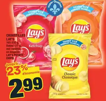 Super C CROUSTILLES LAY'S | LAY'S POTATO CHIPS offer