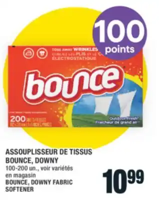 Super C ASSOUPLISSEUR DE TISSUS BOUNCE, DOWNY | BOUNCE DOWNY FABRIC SOFTENER offer