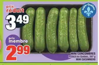 Super C MINI CONCOMBRES | MINI CUCUMBERS offer