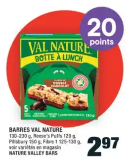 Super C BARRES VAL NATURE | NATURE VALLEY BARS offer