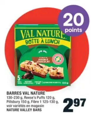 Super C BARRES VAL NATURE | NATURE VALLEY BARS offer