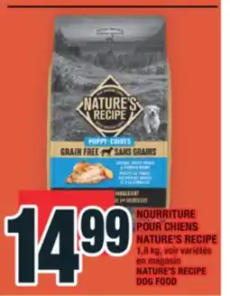 Super C NOURRITURE POUR CHIENS NATURE'S RECIPE | NATURE'S RECIPE DOG FOOD offer