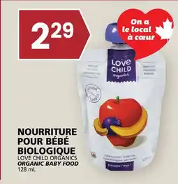 Rachelle-Bery Grocery LOVE CHILD ORGANICS ORGANIC BABY FOOD offer