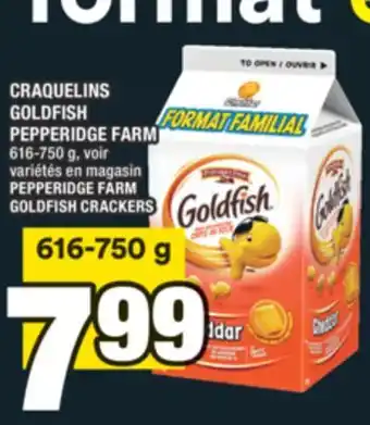 Super C CRAQUELINS GOLDFISH PEPPERIDGE FARM | PEPPERIDGE FARM GOLDFISH CRACKERS offer