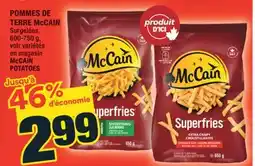 Super C POMMES DE TERRE McCAIN | McCAIN POTATOES offer