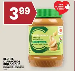 Rachelle-Bery Grocery COMPLIMENTS BIOLOGIQUE ORGANIC PEANUT BUTTER offer