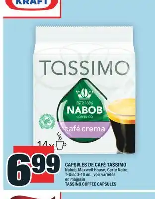 Super C CAPSULES DE CAFÉ TASSIMO | TASSIMO COFFEE CAPSULES offer