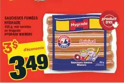 Super C SAUCISSES FUMÉES HYGRADE | HYGRADE WIENERS offer