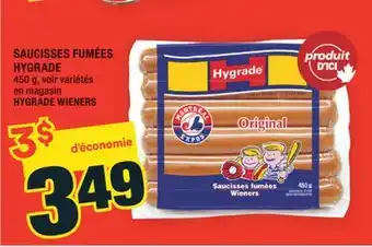 Super C SAUCISSES FUMÉES HYGRADE | HYGRADE WIENERS offer