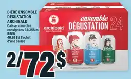 Super C BIÈRE ENSEMBLE DÉGUSTATION ARCHIBALD | BEER offer