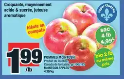 Super C POMMES McINTOSH | McINTOSH APPLES offer