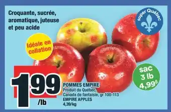 Super C POMMES EMPIRE | EMPIRE APPLES offer