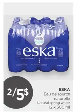 Proxim ESKA Natural spring water offer