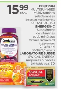 Proxim CENTRUM, EMERGEN-C, LABORATOIRE SUISSE offer