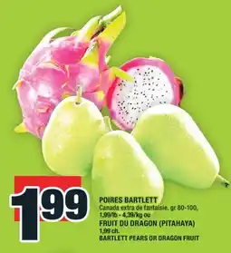 Super C POIRES BARTLETT | BARTLETT PEARS offer