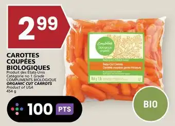 Rachelle-Bery Grocery COMPLIMENTS ORGANIC CUT CARROTS offer