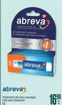 Jean Coutu ABREVA Cold sore treatment offer