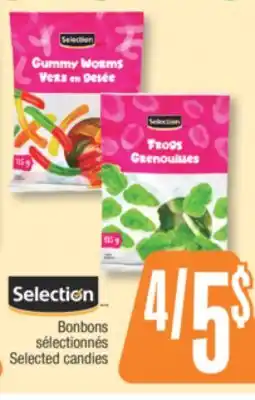 Jean Coutu Selection Selected candies offer