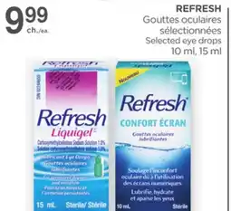 Proxim REFRESH Selected eye drops offer