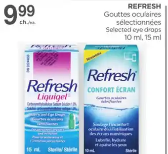 Proxim REFRESH Selected eye drops offer