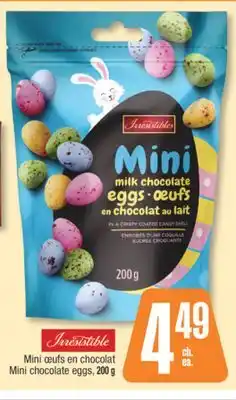 Jean Coutu IRRESISTIBLES Mini chocolate eggs offer