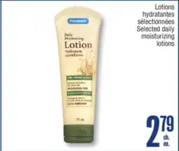 Jean Coutu PERSONNELLE Selected daily moisturizing lotions offer