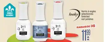 Jean Coutu LOOKY Selected nail polishes offer