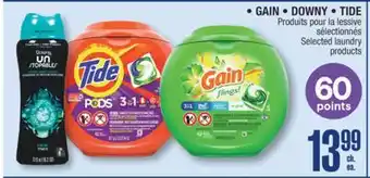 Jean Coutu • GAIN • DOWNY • TIDE Selected laundry products offer