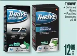 Jean Coutu THRIVE Gums, Lozenges offer