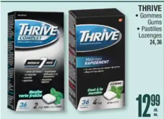 Jean Coutu THRIVE Gums, Lozenges offer