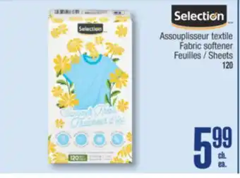 Jean Coutu SELECTION Fabric softener offer